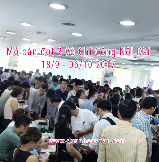 Tiếp tục đợt 3 Võ chí công nối dài